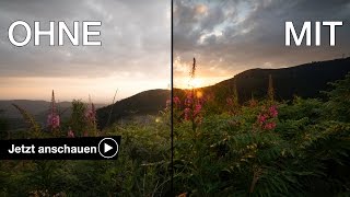 VERLAUFSFILTER 📷 Darauf MUSST du achten  Landschaftsfotografie Benjamin Jaworskyj [upl. by Lomaj]