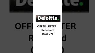 Deloitte Onboarding Update 2023  Deloitte Offer letter Received  deloitte onboarding 2023batch [upl. by Katherin]