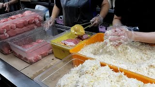 Large Amount Cheese Pork Cutlet Making Collection [upl. by Eyssej]