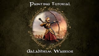 MESBG Painting Tutorial  Galadhrim Warrior [upl. by Handy]