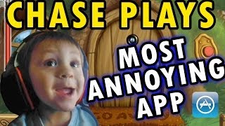 Chase Plays Most Annoying App Ever 2 Year Old Face Cam Do Not Disturb iOS Gameplay [upl. by Maryjane]