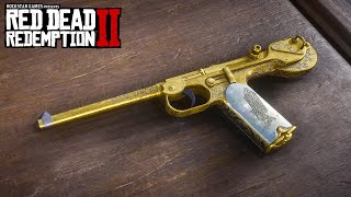 RED DEAD REDEMPTION 2  SEMIAUTOMATIC PISTOL Weapons Customization amp Showcase [upl. by Mot]