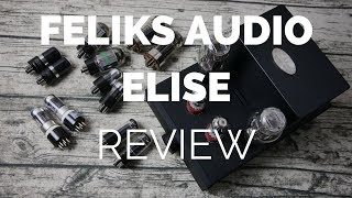 Review Feliks Audio Elise OTL Tube Amplifier With Tube Comparisons [upl. by Schluter]