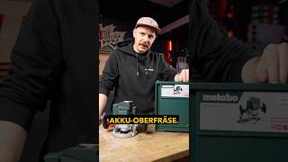 🔥 ENDLICH eine NEUE AKKU Oberfräse am START Die METABO OFV 18 LTX BL 12 im Speed Check shorts [upl. by Aramoiz238]