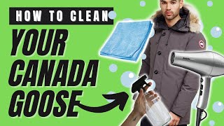 HOW TO CLEAN YOUR CANADA GOOSE PARKA JACKETS PT1 [upl. by Akeem]