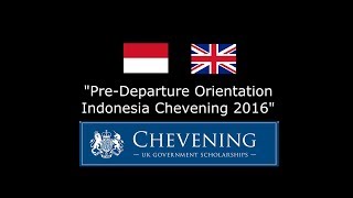 Chevening PreDeparture Orientation 2016 [upl. by Wareing]