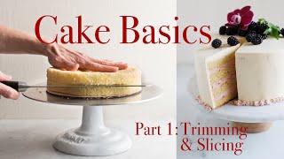 How to Trim and Cut Cake Layers [upl. by Howey]