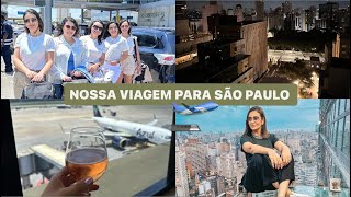 Andei de avião pela primeira vez sala VIP no aeroporto chegamos em São PauloSampa skyLAÍS VELOSO [upl. by Eirot]