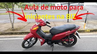 Aula de moto para iniciantes na BIZ [upl. by Llertnod]