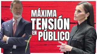 MÁXIMA TENSIÓN entre Letizia y Felipe en PÚBLICO por Jaime Del Burgo [upl. by Ylil185]