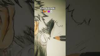 Ken kaneki drawing and colouring 💥🥵😈🤯 part 2 tokyo ghoul anime drawing [upl. by Niki]