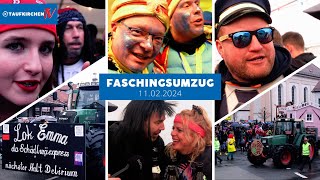 Faschingsumzug Taufkirchen Vils 11022024  wir waren dabei [upl. by Aniv]