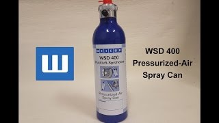 Weicon WSD 400 PressurizedAir Spray Can [upl. by Ennove697]