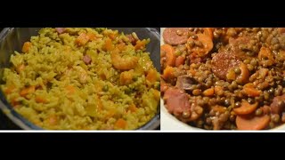 2 top recettes au cookeo riz crevettes cantonais lentilles chorizo [upl. by Anuahs]