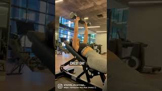 Chest workout  women who lift [upl. by Lecia]