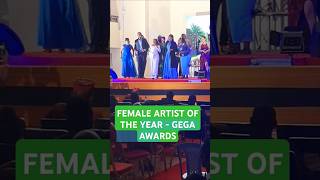 KELSEY KERUBO  FEMALE ARTIST OF THE YEAR GEGAAWARDS [upl. by Atterys]