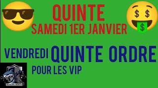 PRONOSTIC PMU QUINTE SAMEDI 1er JANVIER 2022 QUINTE DU JOUR [upl. by Marian774]