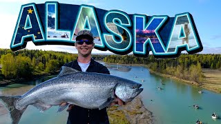 DIY Alaska King Salmon Fishing a Drift Boat ONLY river [upl. by Boice52]