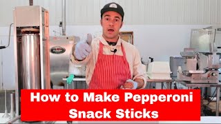 How to make Snack SticksPepperoni Sticks Recipe [upl. by Aldridge697]