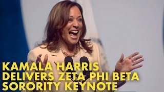 Kamala Harris Delivers The Keynote Address At The Zeta Phi Beta Sorority Grand Boulé [upl. by Pirali449]