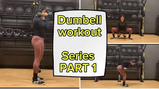 Dumbell Workout Series  PART1 [upl. by Fruin274]