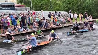 2023  start of the AuSable River Canoe Marathon [upl. by Chalmer]