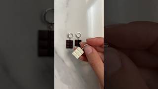 Boucles d’oreilles chocolat  Easy DIY tutorial 🍫 polymerclaytutorial earrings chocolate [upl. by Kirat]