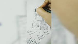 Membrane Osmometry 1st half [upl. by Snehpets211]