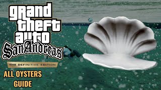 GTA San Andreas Definitive Edition  All Oysters Locations Guide [upl. by Jaco]