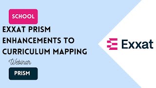 Exxat Prism Enhancements to Curriculum mapping [upl. by Namyac]