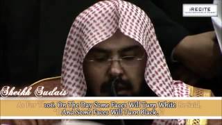 Sheikh Sudais LIVE  Surah Al Imran  Heart Warming Recitation  1080pᴴᴰ [upl. by Norvun123]