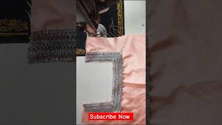 Handmade Fancy Neckline Design  Easy Embroidery Ideas neckdesign neck shorts diy 2025 [upl. by Atinus]