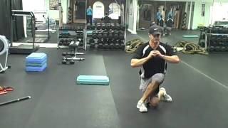 Lateral Lunge to Crossover Lunge [upl. by Leinnad]