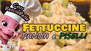 Fettuccine Panna e Piselli [upl. by Caylor695]