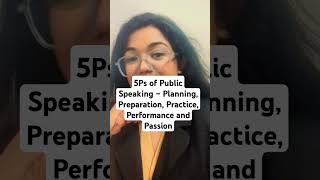 Must watch 5 Ps for public speaking 👍 [upl. by Mercorr]