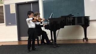 Kreisler Praeludium and Allegro  Christian Li Aged 8 [upl. by Assej]