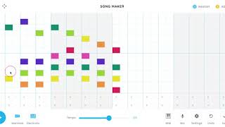 Chrome Music Lab  Song Maker  How to do Melody Harmony and a percussion part [upl. by Garbe]