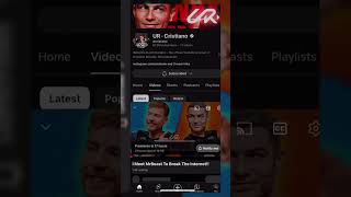 RONALDO MR BEAST  ronaldo cristianoronaldo shorts shortstrending mrbeast edit jesus [upl. by Eenafit]