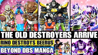 Beyond Dragon Ball Super The Old Gods Of Destruction Arrive Destroyer Rino Annihilates Beerus [upl. by Monto170]