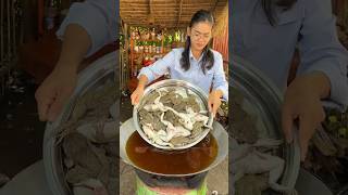 Amazing Cooking Frogs by Countryside Chef CookFrog Frog cooking [upl. by Kralc]