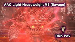 M3S Clear  DRK MT PoV  AAC LightHeavyweight M3 Savage  FFXIV [upl. by Umeko730]