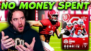 NEW Caleb Downs Leads INSANE OVERTIME Win CFB 25 No Money Spent Ep40 [upl. by Nnylecyoj]