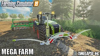 Massive SEEDING and SCANNING Operation  MEGA FARM Challenge  Farming Simulator 19  Episode 46 [upl. by Huei]