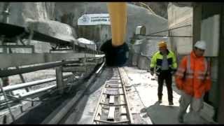 Sécurisation du tunnel du GrdStBernard le tunnelier termine ses 2 ans de forage [upl. by Hsemin]