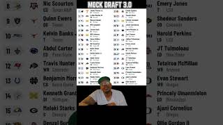 2025 Mock Draft nfldraft shorts collegefootball [upl. by Godard]