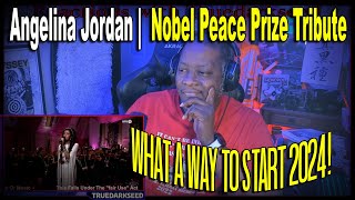 Angelina Jordan Nobel Peace Prize Tribute reaction with Truedarkseed [upl. by Litha172]