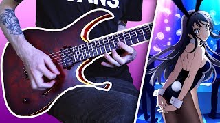 Rascal Does Not Dream of Bunny Girl Senpai  quotKimi no Seiquot Opening Full  Rock Cover [upl. by Gnuy]