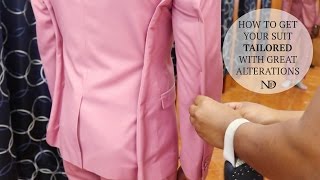 HOW TO GET YOUR SUIT TAILORED PART 2 [upl. by Mensch167]