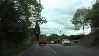 Driving On The A4133 From Droitwich Through Ombersley To Holt Heath Worcestershire England [upl. by Heiney]