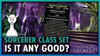 ⚡NEW Sorcerer Class Set Monolith of Storms⚡Review and Feedback  Update 40 Endless Archive  ESO [upl. by Jorey921]